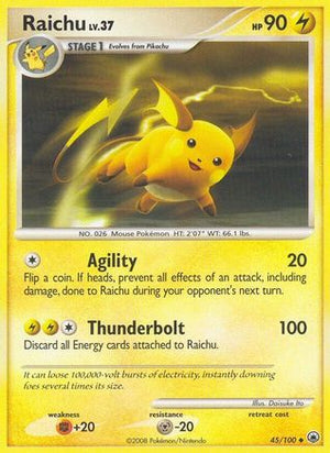Raichu 45/100 - Majestic Dawn Reverse Holofoil - Poke-Collect