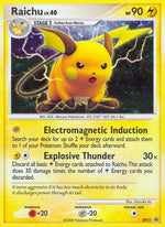 Raichu DP21/56 - DP Black Star Promos Holofoil - Poke-Collect