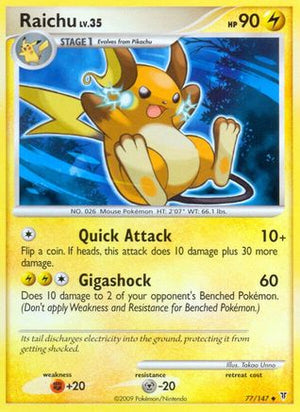 Raichu 77/147 - Supreme Victors Reverse Holofoil - Poke-Collect