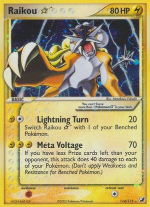 Raikou ★ 114/115 - Unseen Forces Holofoil - Poke-Collect