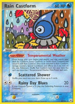 Rain Castform 23/101 - Hidden Legends Reverse Holofoil - Poke-Collect