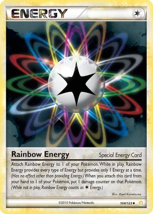 Rainbow Energy 104/123 - HeartGold SoulSilver Reverse Holofoil - Poke-Collect