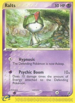 Ralts 74/100 - Sandstorm Reverse Holofoil