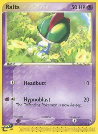 Ralts - 67/109 67/109 - Ruby and Sapphire - Poke-Collect