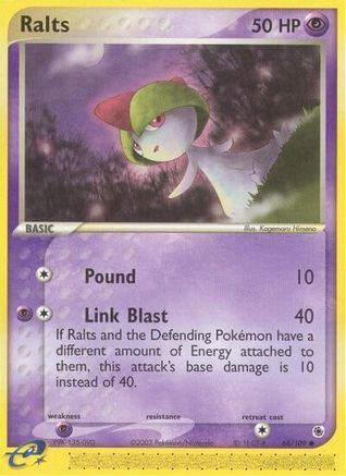Ralts - 68/109 68/109 - Ruby and Sapphire Reverse Holofoil - Poke-Collect