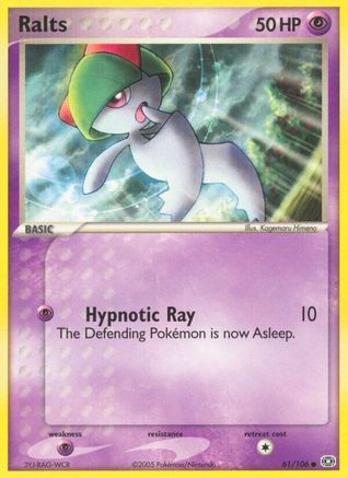 Ralts 61/106 - Emerald Reverse Holofoil - Poke-Collect