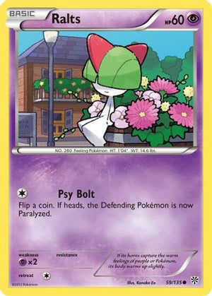 Ralts 59/135 - Plasma Storm Reverse Holofoil - Poke-Collect