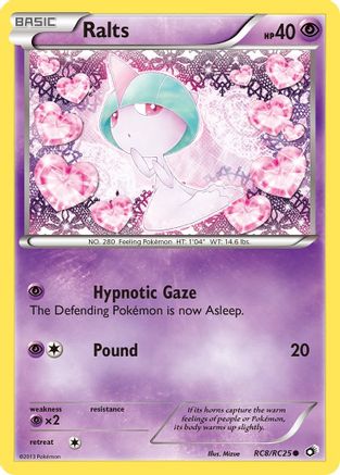 Ralts RC8/113 - Legendary Treasures Radiant Collection Holofoil - Poke-Collect