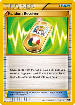 Random Receiver 138/135 - Plasma Storm Holofoil - Poke-Collect