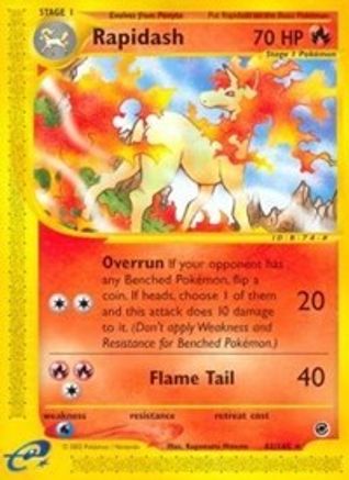 Rapidash 62/165 - Expedition Base Set Reverse Holofoil - Poke-Collect