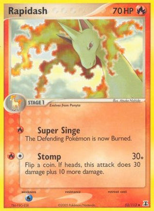 Rapidash 52/113 - Delta Species Reverse Holofoil - Poke-Collect