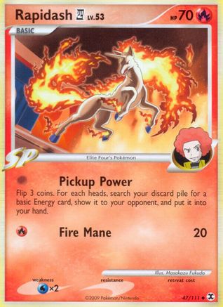 Rapidash E4 47/111 - Rising Rivals - Poke-Collect