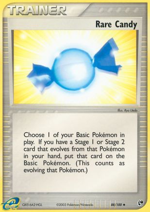 Rare Candy 88/100 - Sandstorm Reverse Holofoil - Poke-Collect