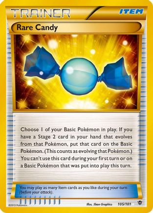 Rare Candy (105 Secret Rare) 105/101 - Plasma Blast Holofoil - Poke-Collect