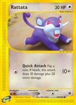 Rattata 128/165 - Expedition Base Set Reverse Holofoil - Poke-Collect
