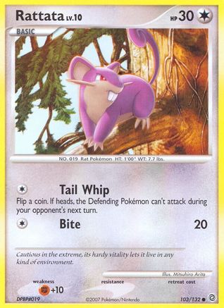 Rattata 103/132 - Secret Wonders - Poke-Collect