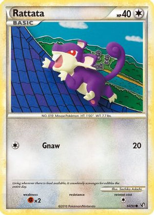 Rattata 64/90 - Undaunted Reverse Holofoil
