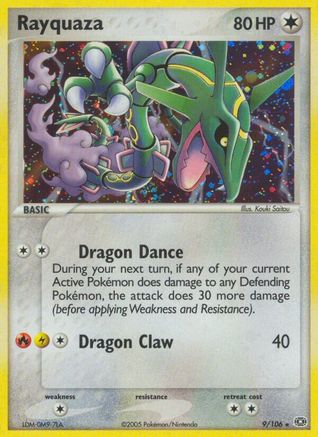 Rayquaza 9/106 - Emerald Reverse Holofoil - Poke-Collect