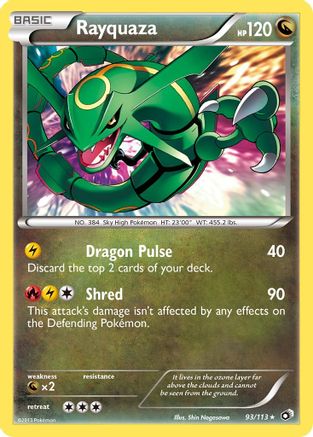 Rayquaza 93/113 - Legendary Treasures Reverse Holofoil - Poke-Collect