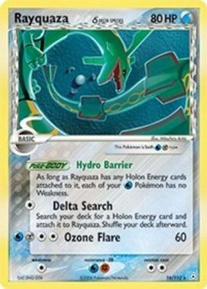 Rayquaza - 016/110 (Delta Species) 16/110 - Holon Phantoms Holofoil - Poke-Collect