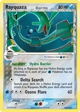 Rayquaza - 016/110 (Delta Species) 16/110 - Holon Phantoms Reverse Holofoil