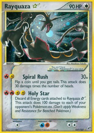 Rayquaza ★ 107/107 - Deoxys Holofoil - Poke-Collect