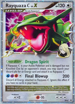 Rayquaza C LV.X DP47/56 - DP Black Star Promos Holofoil - Poke-Collect