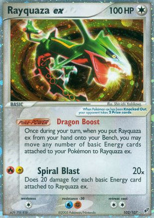 Rayquaza ex 102/107 - Deoxys Holofoil