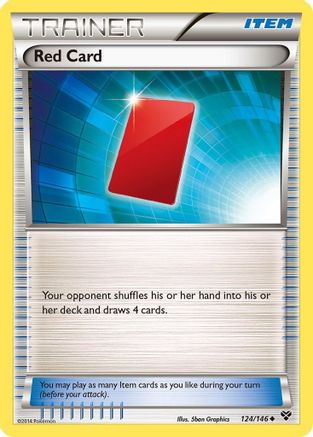 Red Card 124/146 - XY Base Set - Poke-Collect