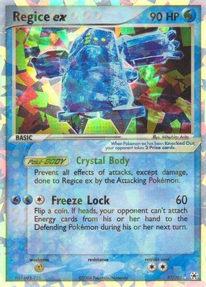 Regice ex 97/101 - Hidden Legends Holofoil - Poke-Collect