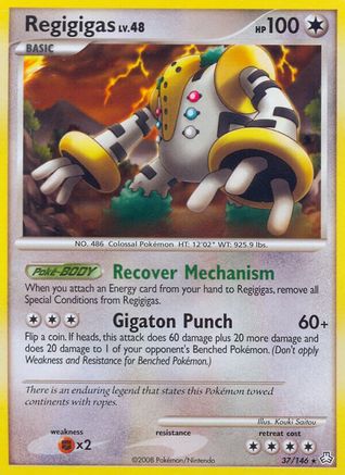 Regigigas (37) 37/146 - Legends Awakened Reverse Holofoil - Poke-Collect