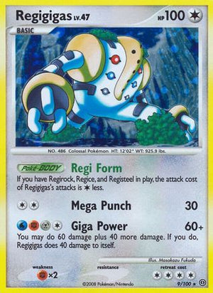 Regigigas 9/100 - Stormfront Holofoil - Poke-Collect