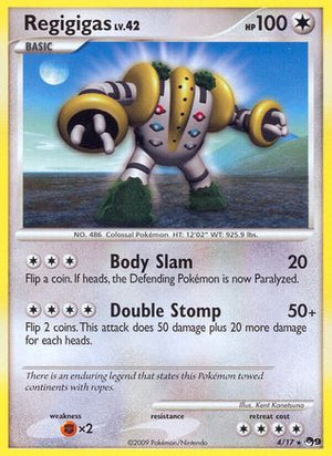 Regigigas 4/17 - POP Series 9 - Poke-Collect