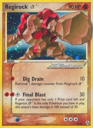 Regirock ★ 91/92 - Legend Maker Holofoil - Poke-Collect