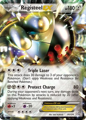 Registeel-EX 81/124 - Dragons Exalted Holofoil - Poke-Collect