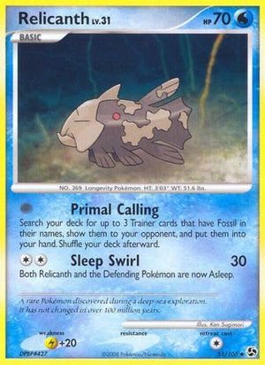 Relicanth 51/106 - Great Encounters Reverse Holofoil - Poke-Collect