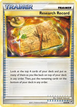 Research Record 84/95 - Call of Legends - Poke-Collect