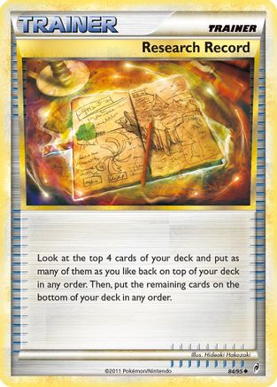 Research Record 84/95 - Call of Legends Reverse Holofoil - Poke-Collect