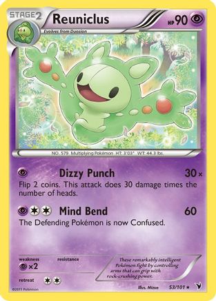 Reuniclus 53/101 - Noble Victories Reverse Holofoil - Poke-Collect