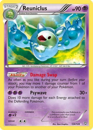 Reuniclus 126/124 - Dragons Exalted Holofoil - Poke-Collect