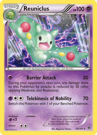 Reuniclus 44/101 - Plasma Blast - Poke-Collect