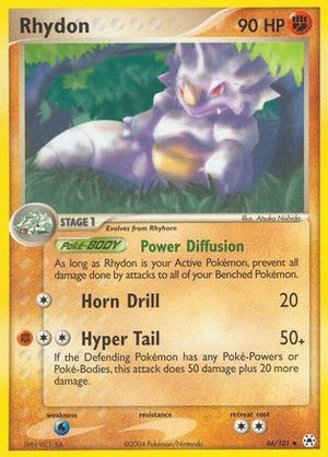 Rhydon 46/101 - Hidden Legends Reverse Holofoil - Poke-Collect