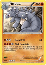 Rhydon 61/146 - XY Base Set Reverse Holofoil - Poke-Collect