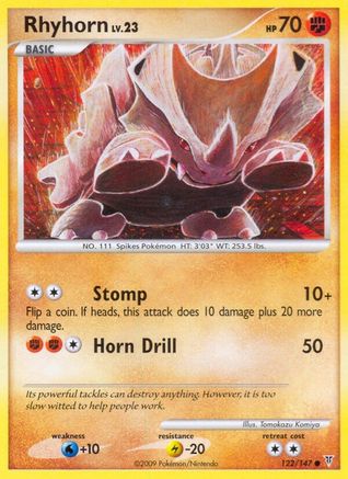 Rhyhorn 122/147 - Supreme Victors Reverse Holofoil - Poke-Collect