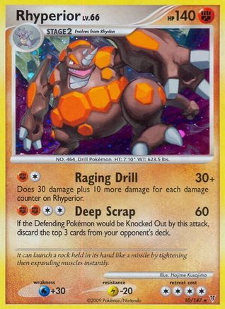 Rhyperior 10/147 - Supreme Victors Reverse Holofoil - Poke-Collect