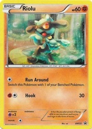 Riolu - BW33 (Cosmos Holo) BW33 - Black and White Promos Holofoil - Poke-Collect