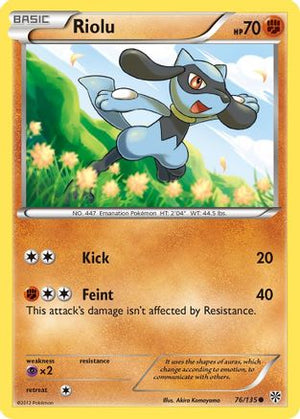 Riolu 76/135 - Plasma Storm Reverse Holofoil - Poke-Collect