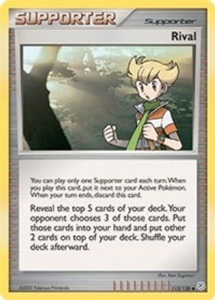 Rival 113/130 - Diamond and Pearl Reverse Holofoil - Poke-Collect