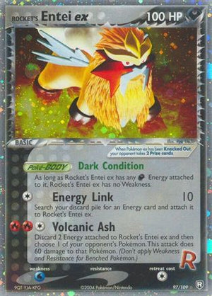 Rocket's Entei ex 97/109 - Team Rocket Returns Holofoil - Poke-Collect