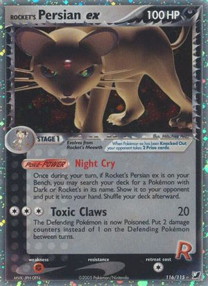 Rocket's Persian ex 116/115 - Unseen Forces Holofoil - Poke-Collect